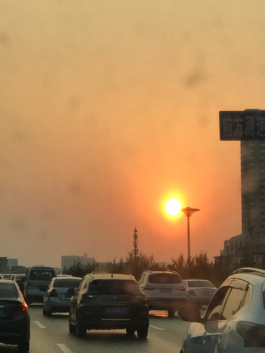 瀋陽渋滞中